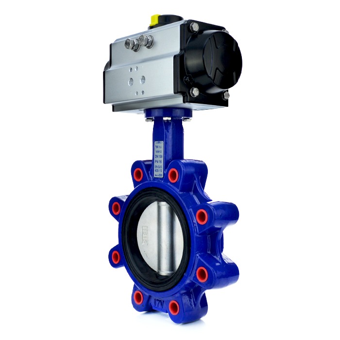 Pneumatic Actuated WRAS Lugged PN16 Butterfly Valve