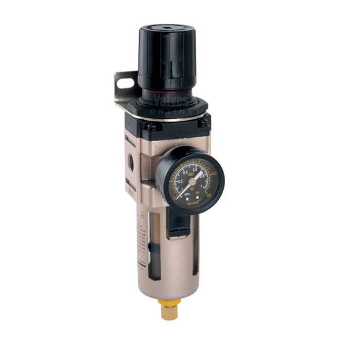 Pneumatic Pressure Piggyback Filter with Regulator