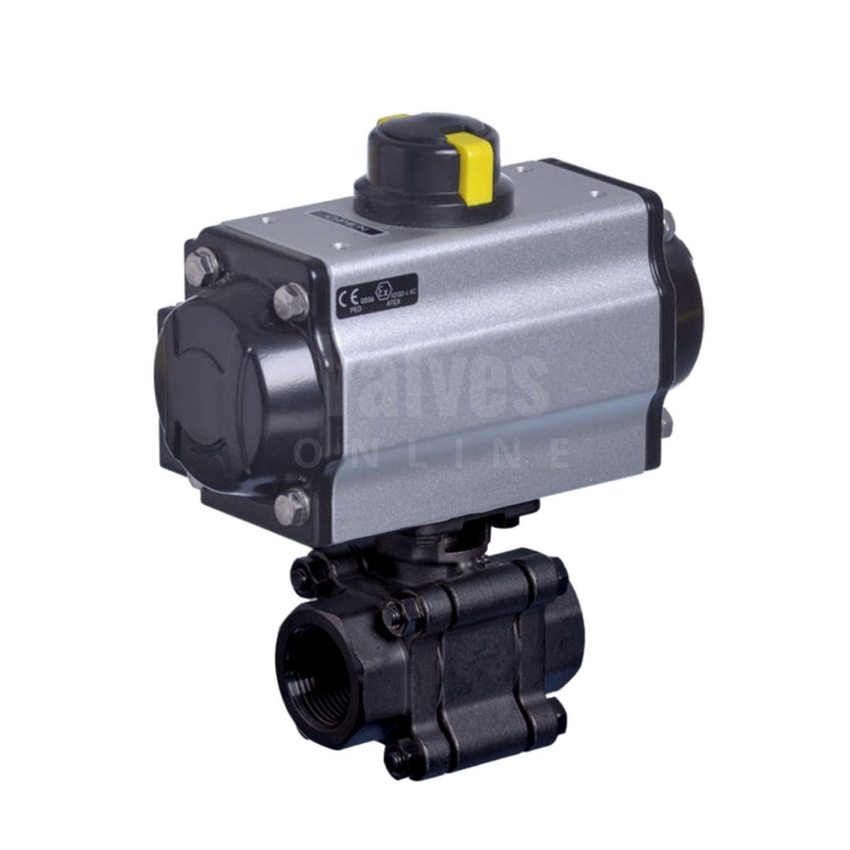 Pneumatic Actuated Carbon Steel Heavy Duty Ball Valve