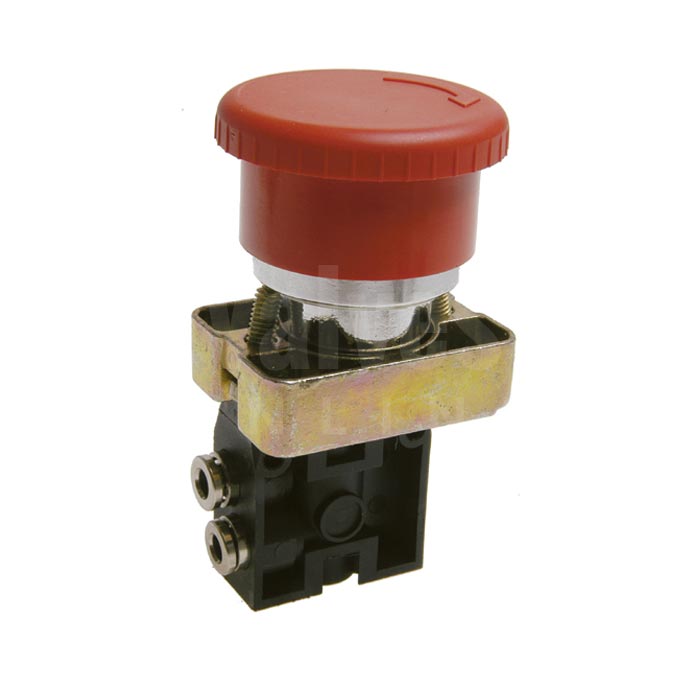 Series 104 Pneumatic Palm Push Button 3/2 & 5/2 - 4mm