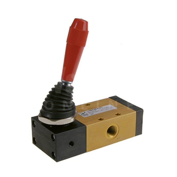 Series 224 Lateral Lever Spring Return & 2 Position, 3/2 & 5/2 - 1/4"