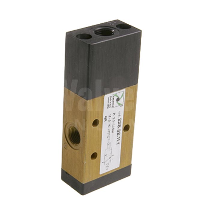 Series 228 Mechanical Pneumatic Valve 3/2 & 5/2 - 1/8"