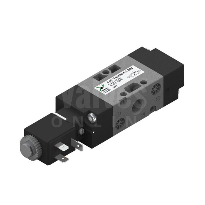 3/2 & 5/2 Pneumatic Solenoid Valve 1/4" Series T424