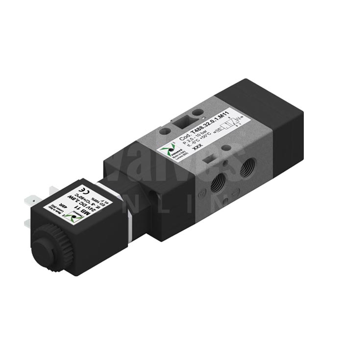 3/2 & 5/2 Pneumatic Solenoid Valve 1/8" Series T488