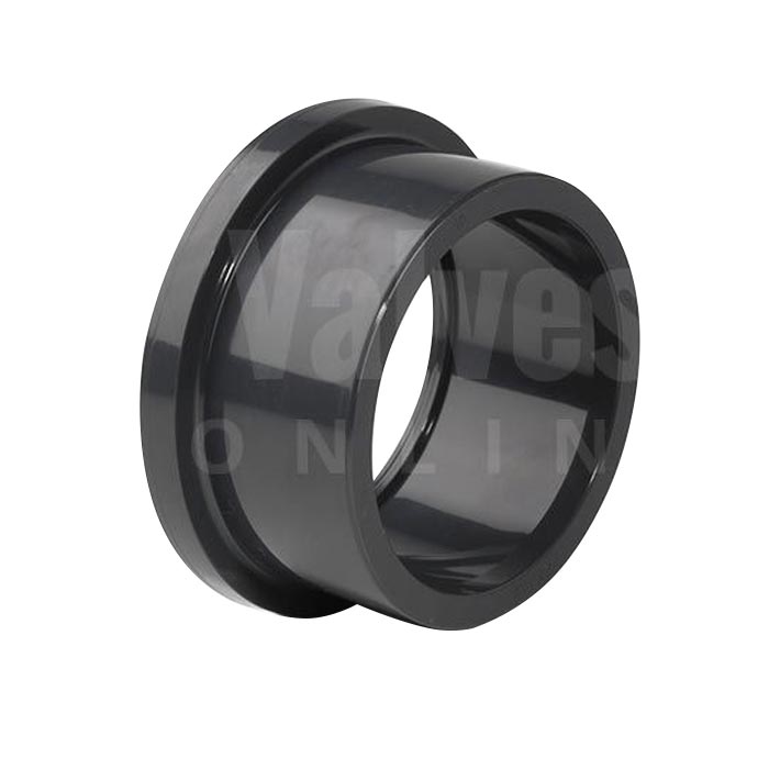 PVC Imperial Inch Solvent Stub Flange Serrated Face