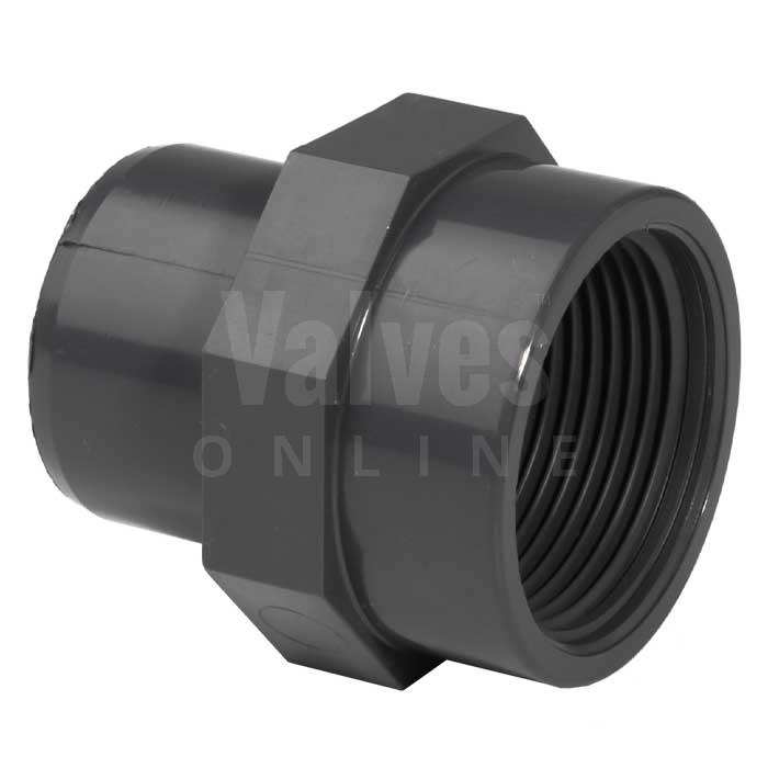 PVC Metric Male Spigot x Female Threaded