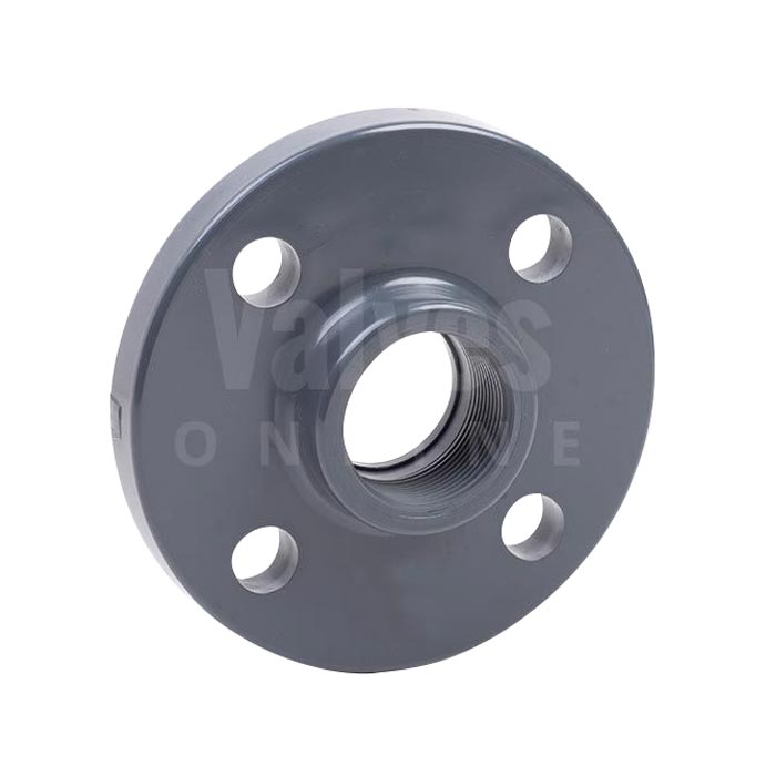 PVC Threaded Full Face Flange PN10/16