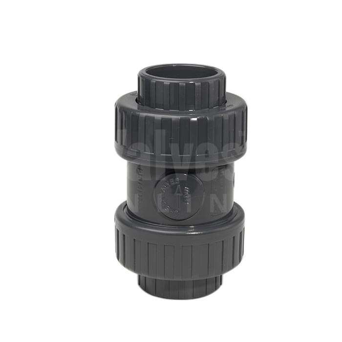 PVC-U Double Union Spring Check Valve