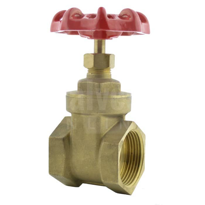 WRAS Approved Screwed Brass Gate Valve - BSPT
