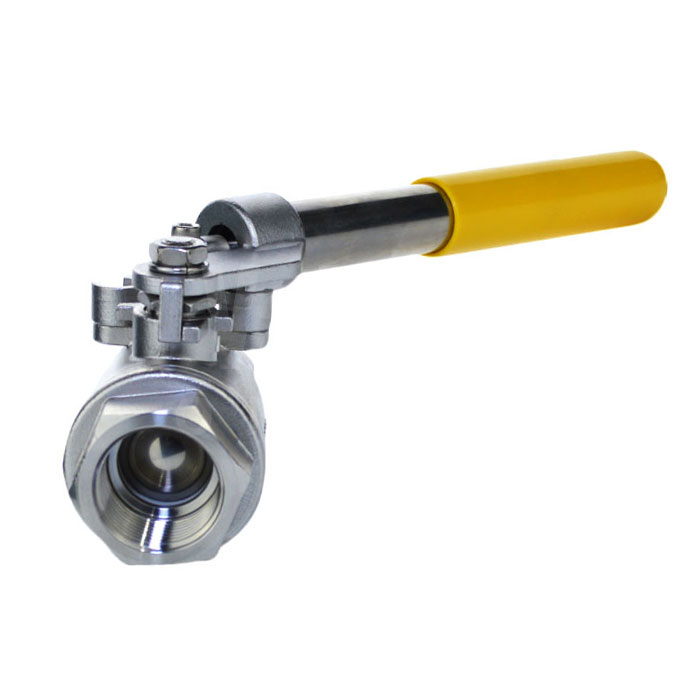 2 Piece Stainless Steel Ball Valve - Spring Lever