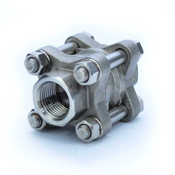 Stainless Steel Disc Check Valve 3 Piece