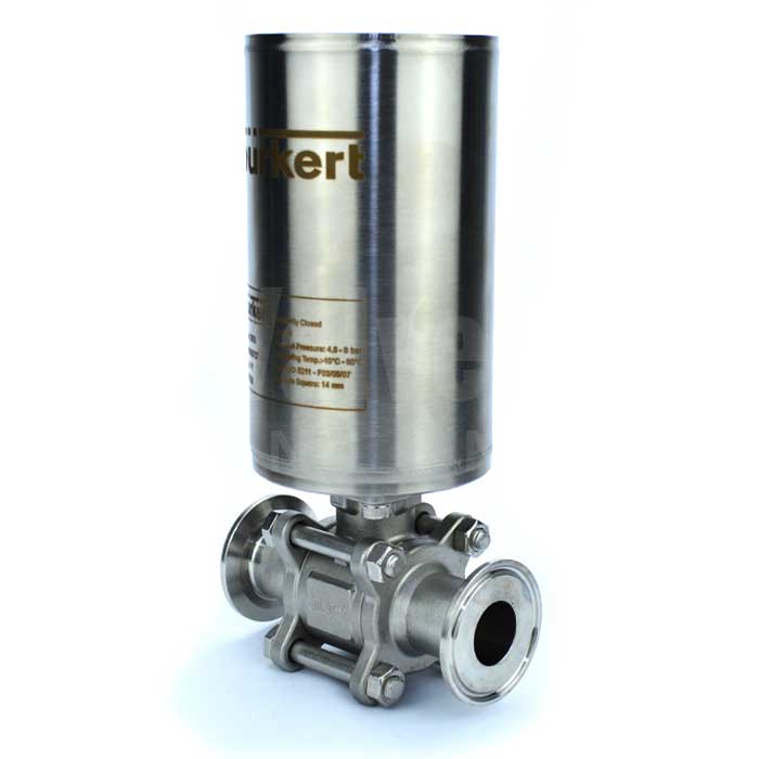 Stainless Steel Pneumatic Actuated Sanitary Ball Valve