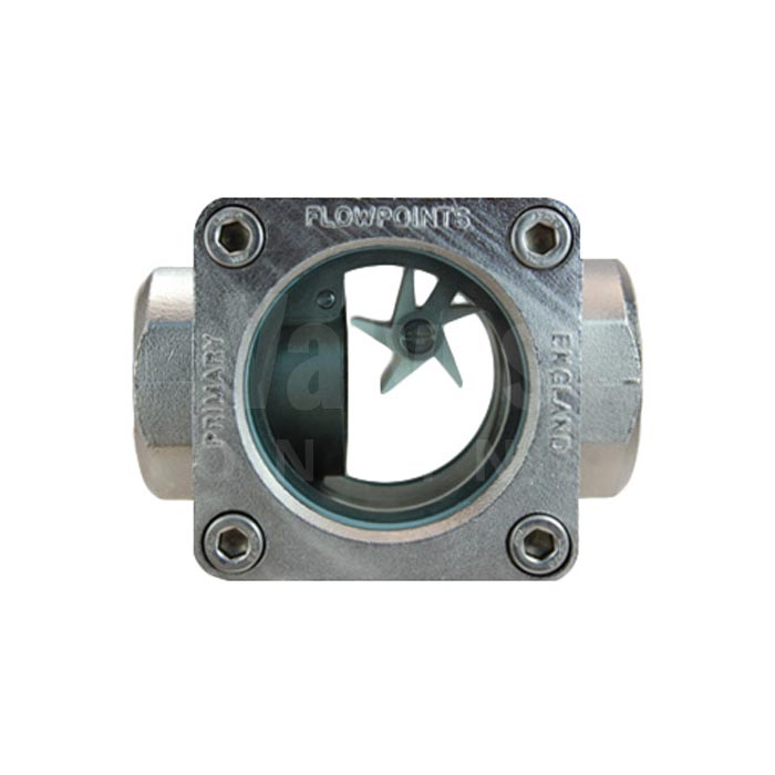 Stainless Steel 'Style S' Paddlewheel Type Flow Indicator