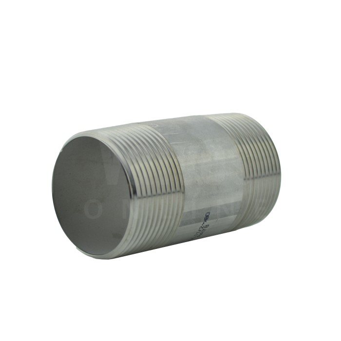 BSP Stainless Steel Standard Barrel Nipple - Class 150