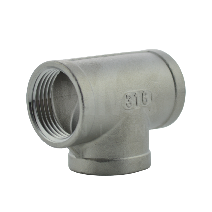 NPT Stainless Steel Equal Tee - Class 150