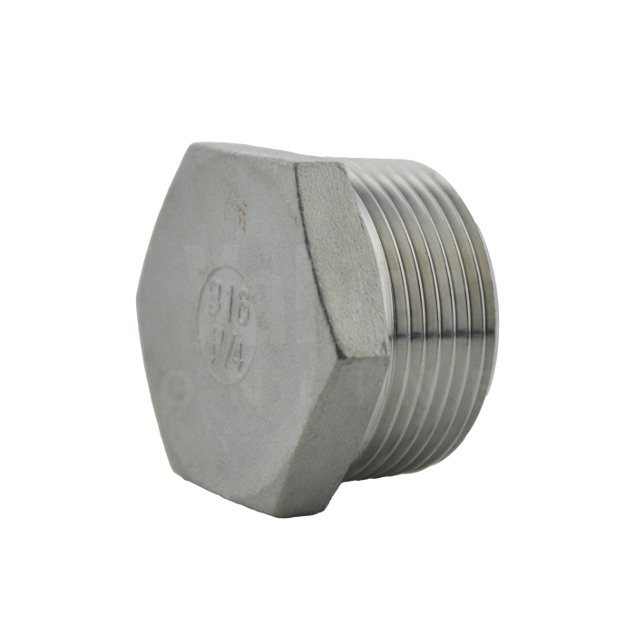 BSP Stainless Steel Male Hex Plug - Class 150