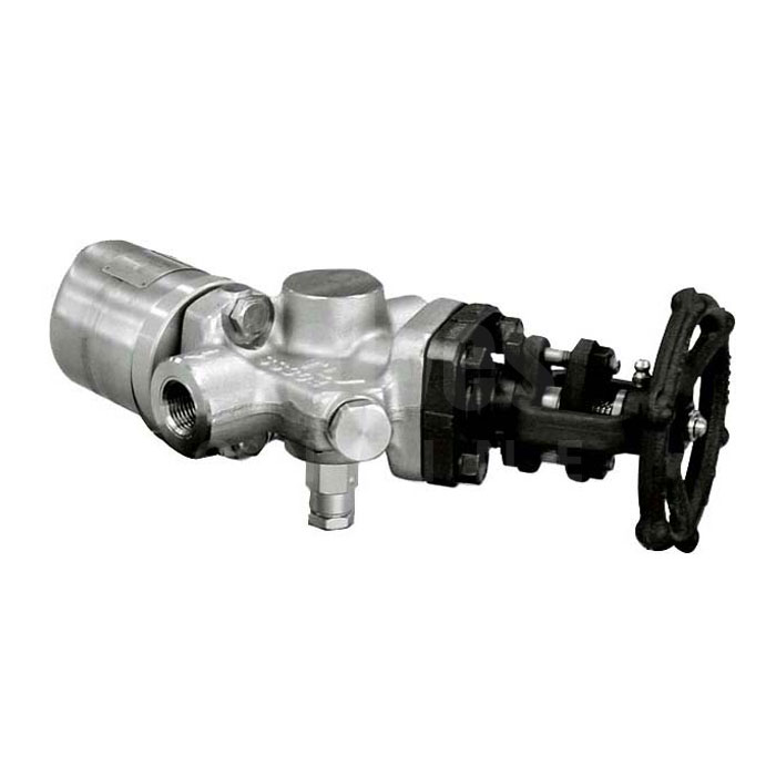 TLV V1 Quick Trap Connector with Isolation Valve on Inlet