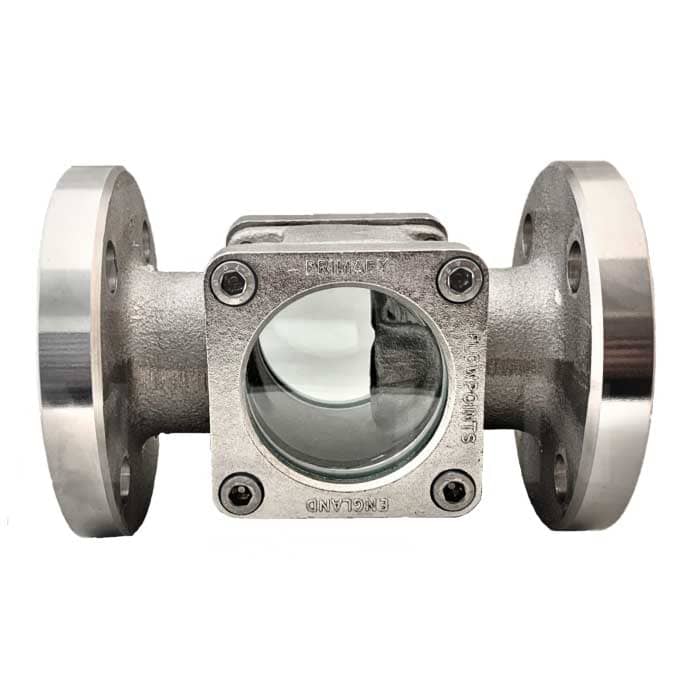 Stainless Steel Flanged PN16 'Style P' Steam Sight Glass