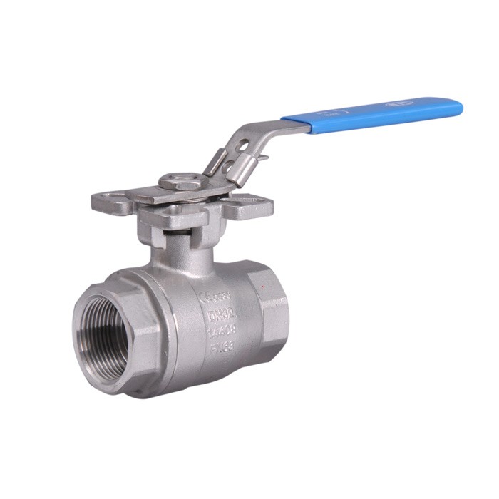 Stainless Steel Ball Valve 2 Piece Full Bore Direct Mount