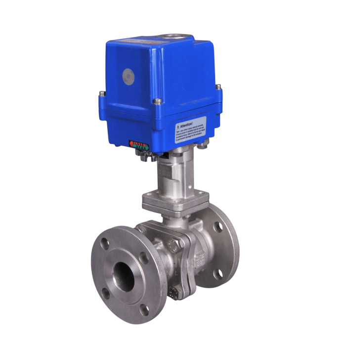 Electric Actuated High Temperature Flanged Ball Valve