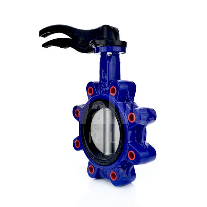 Ductile Iron Lugged Butterfly Valve - FKM Liner