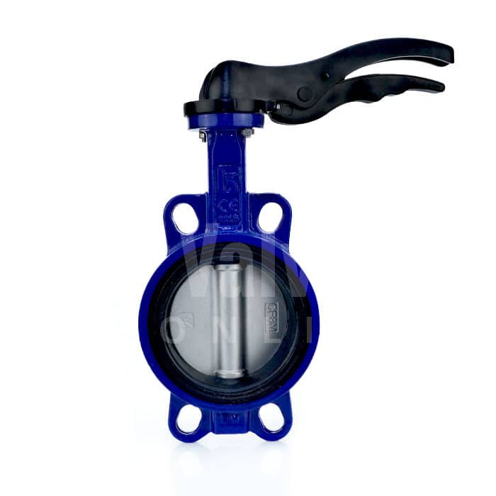 Ductile Iron Wafer Butterfly Valve - FKM Liner