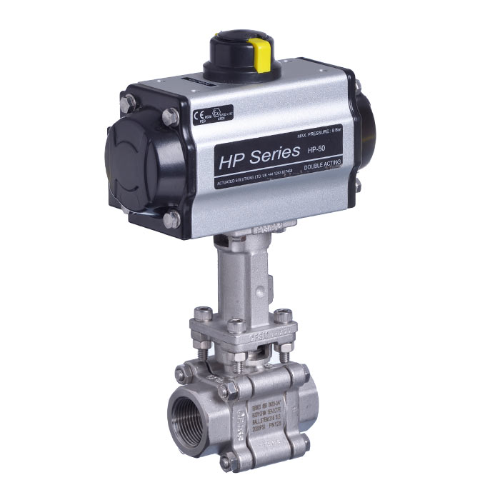 Pneumatic Actuated High Temperature Ball Valve