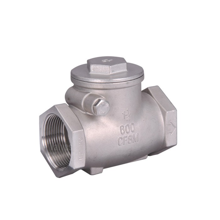 Stainless Steel Swing Check Valve Screwed BSP